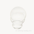 Círculo redondo Clear Borosilicated Vistor de borosilicato